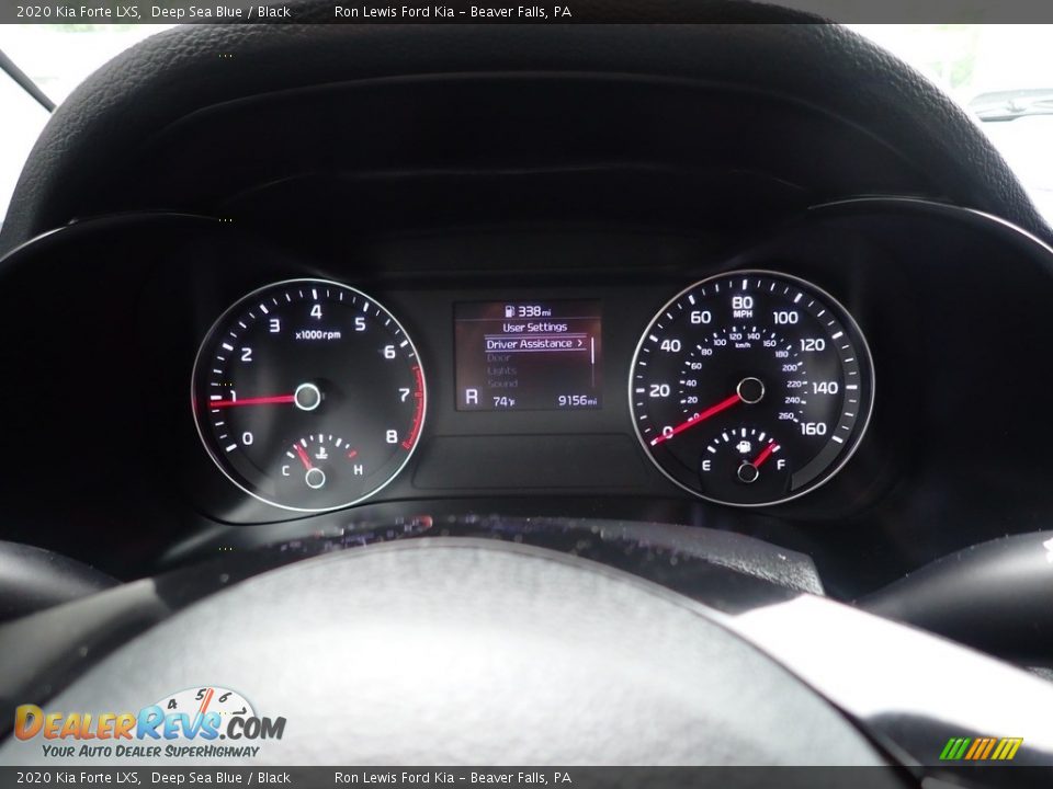 2020 Kia Forte LXS Deep Sea Blue / Black Photo #22