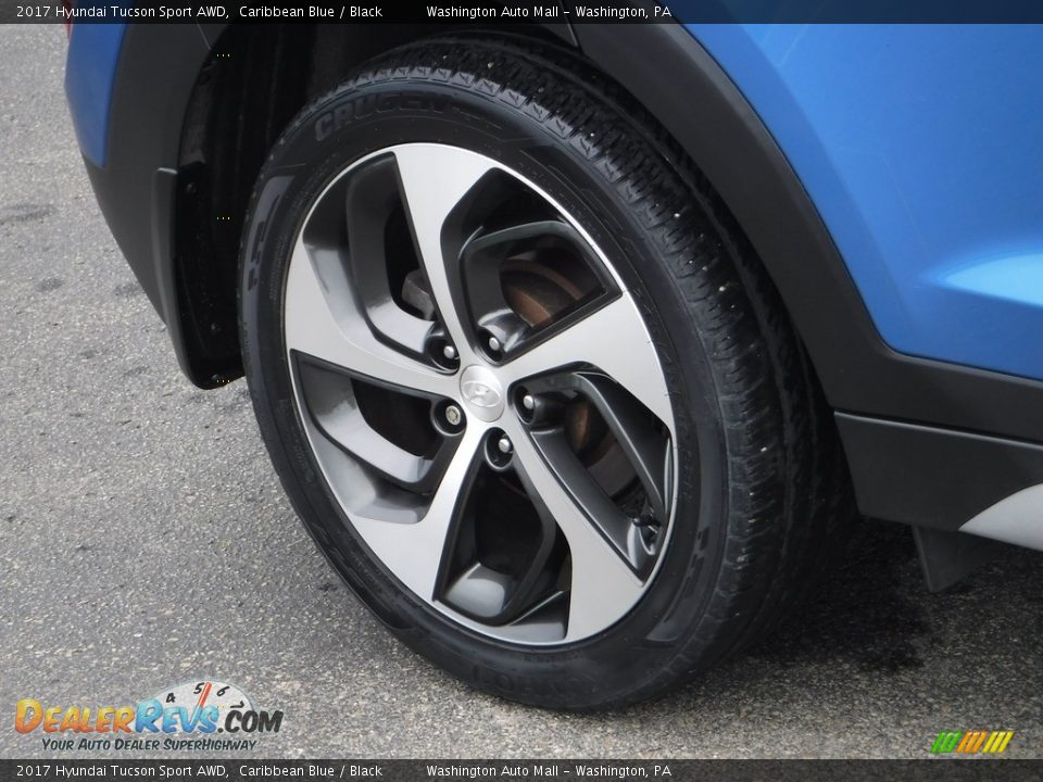 2017 Hyundai Tucson Sport AWD Caribbean Blue / Black Photo #3