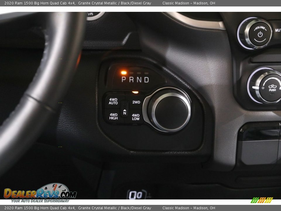 2020 Ram 1500 Big Horn Quad Cab 4x4 Granite Crystal Metallic / Black/Diesel Gray Photo #14