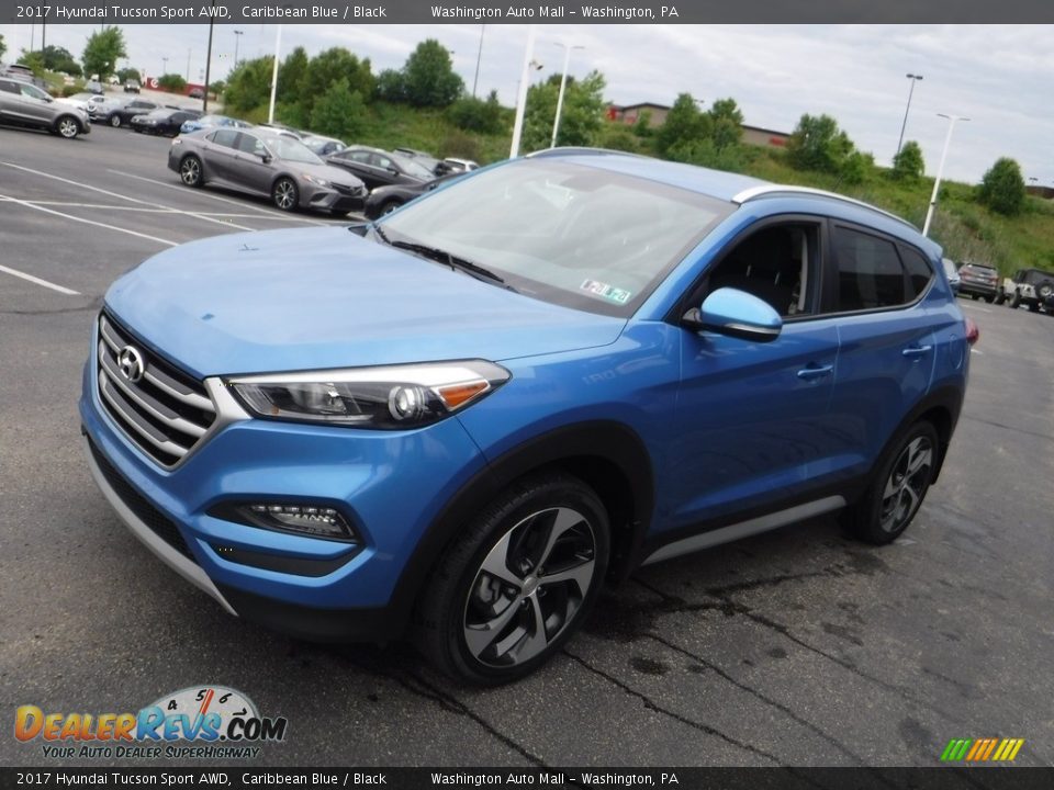 2017 Hyundai Tucson Sport AWD Caribbean Blue / Black Photo #5