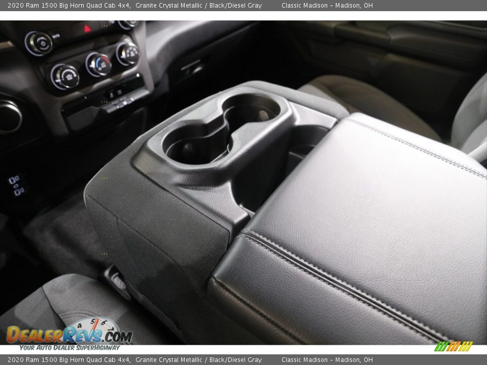 2020 Ram 1500 Big Horn Quad Cab 4x4 Granite Crystal Metallic / Black/Diesel Gray Photo #16