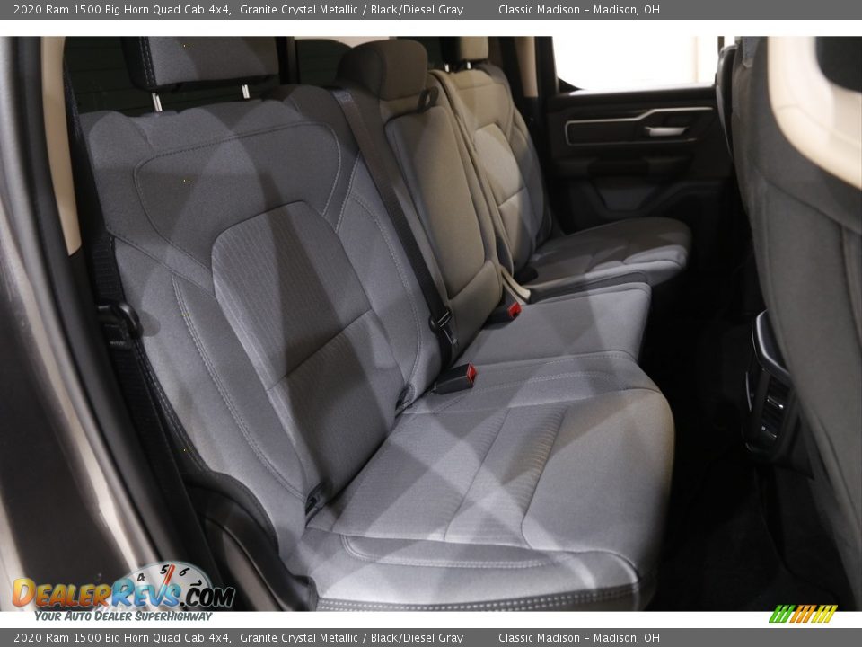 2020 Ram 1500 Big Horn Quad Cab 4x4 Granite Crystal Metallic / Black/Diesel Gray Photo #18