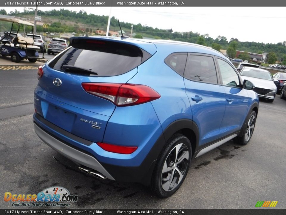 2017 Hyundai Tucson Sport AWD Caribbean Blue / Black Photo #8