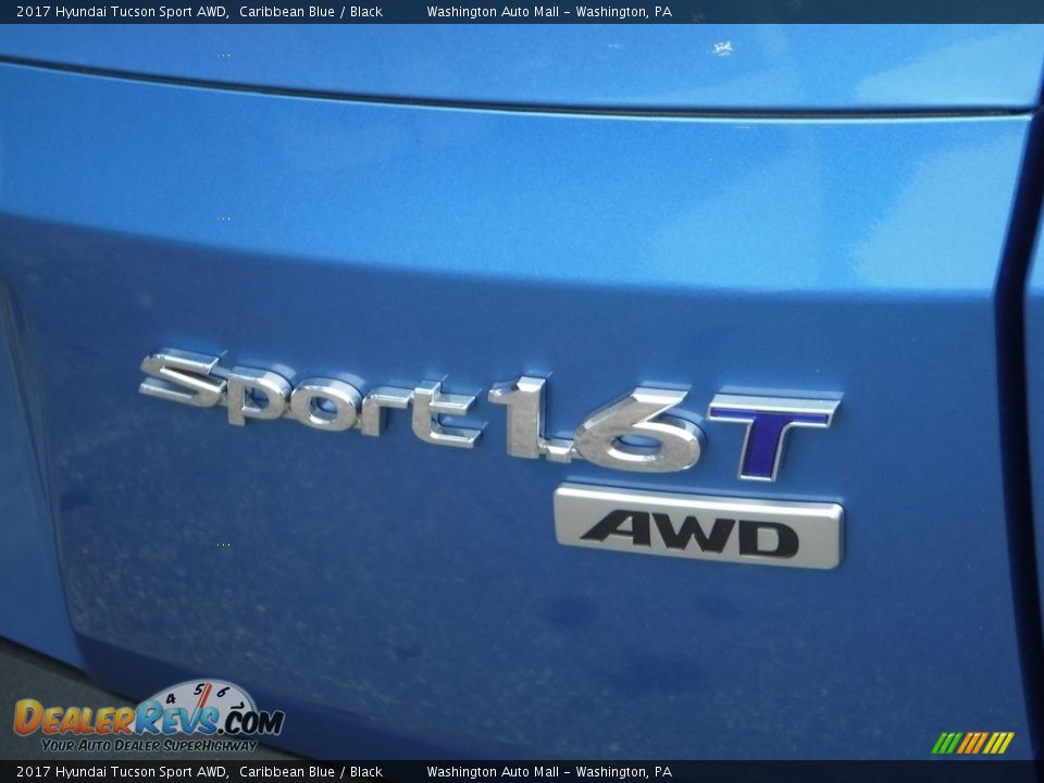 2017 Hyundai Tucson Sport AWD Caribbean Blue / Black Photo #9