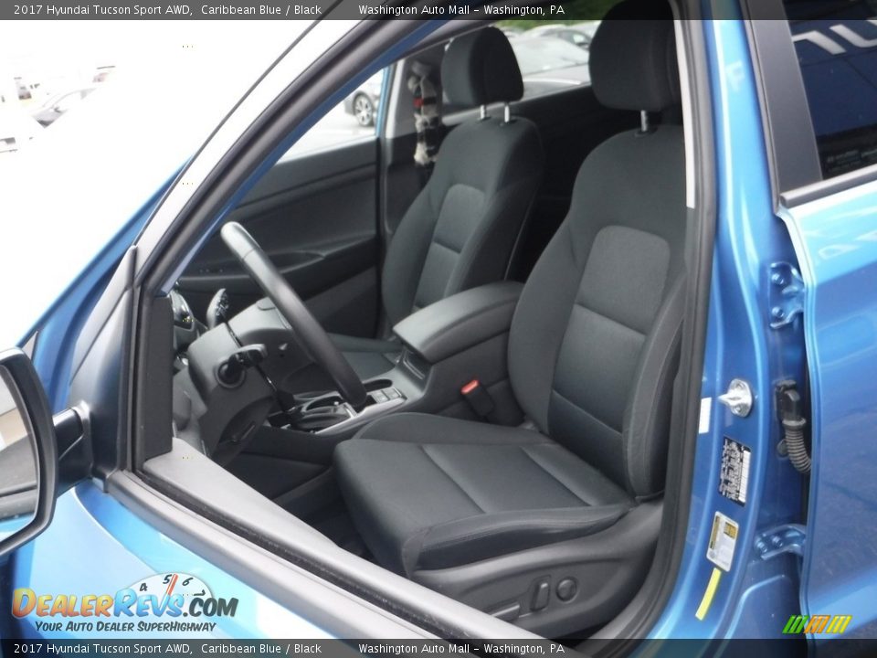 2017 Hyundai Tucson Sport AWD Caribbean Blue / Black Photo #11