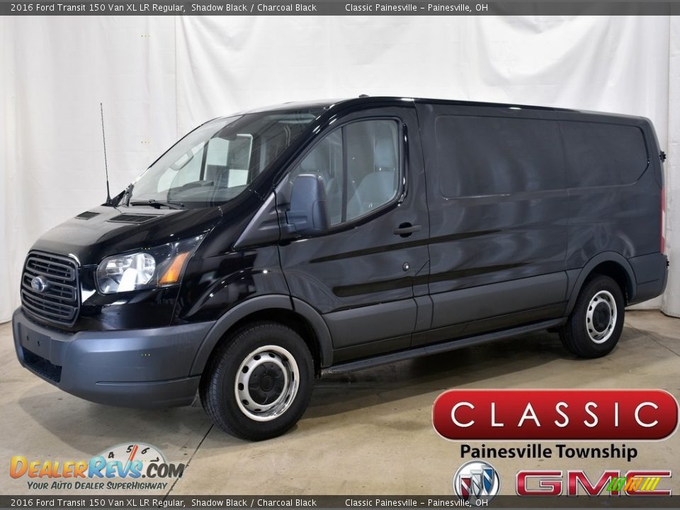 2016 Ford Transit 150 Van XL LR Regular Shadow Black / Charcoal Black Photo #1