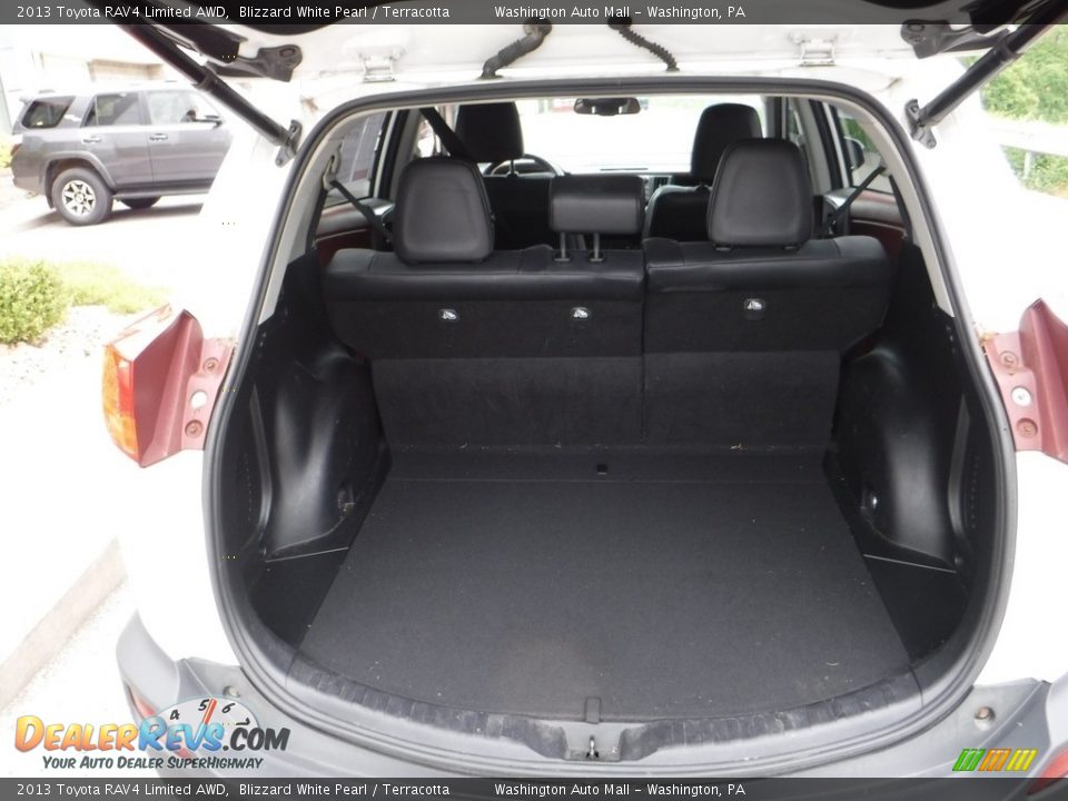 2013 Toyota RAV4 Limited AWD Blizzard White Pearl / Terracotta Photo #29