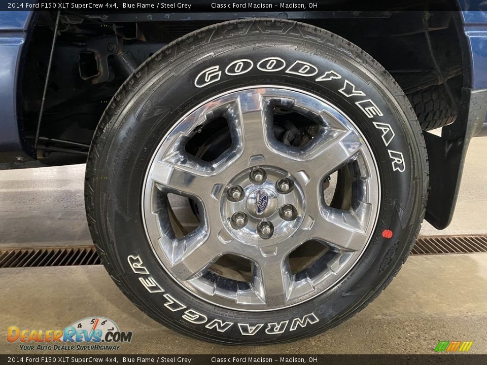 2014 Ford F150 XLT SuperCrew 4x4 Blue Flame / Steel Grey Photo #6