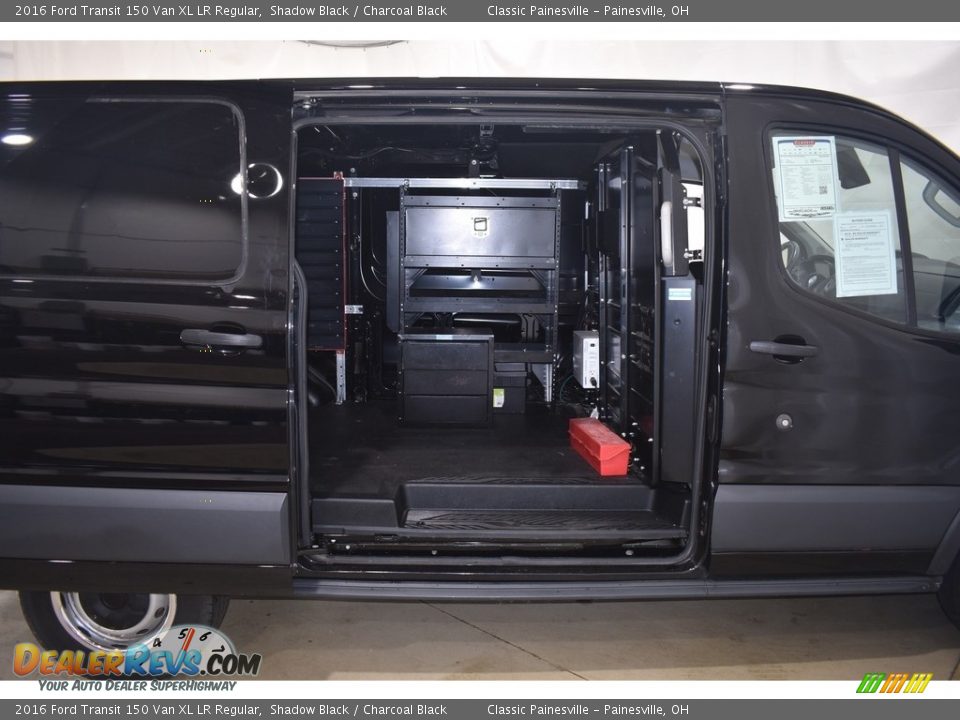 2016 Ford Transit 150 Van XL LR Regular Shadow Black / Charcoal Black Photo #8