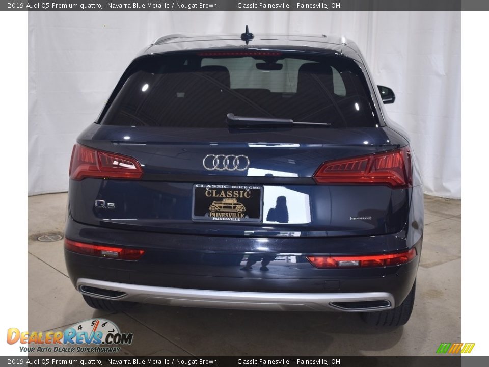 2019 Audi Q5 Premium quattro Navarra Blue Metallic / Nougat Brown Photo #3