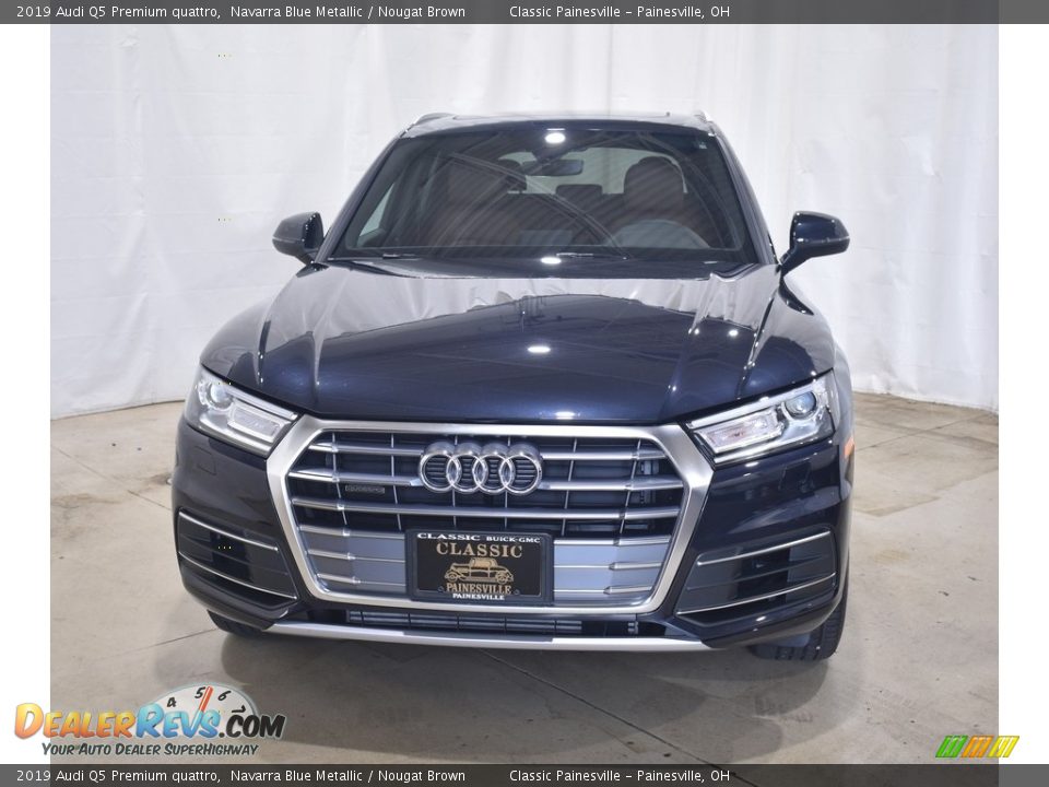 2019 Audi Q5 Premium quattro Navarra Blue Metallic / Nougat Brown Photo #4