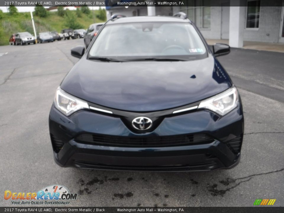 2017 Toyota RAV4 LE AWD Electric Storm Metallic / Black Photo #4