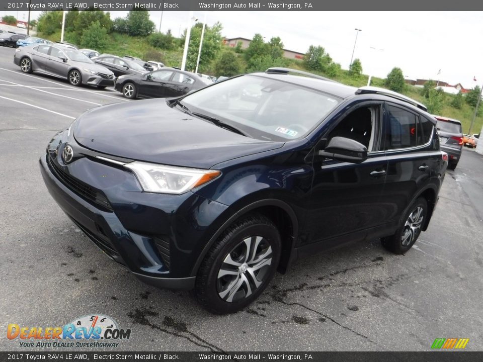 2017 Toyota RAV4 LE AWD Electric Storm Metallic / Black Photo #5
