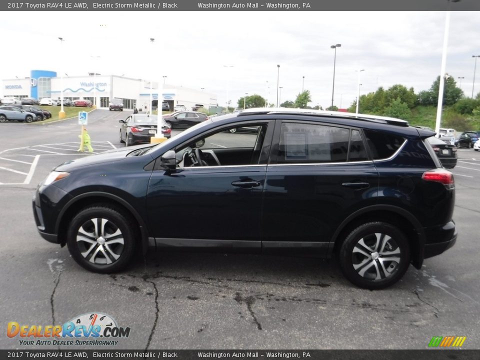 2017 Toyota RAV4 LE AWD Electric Storm Metallic / Black Photo #6