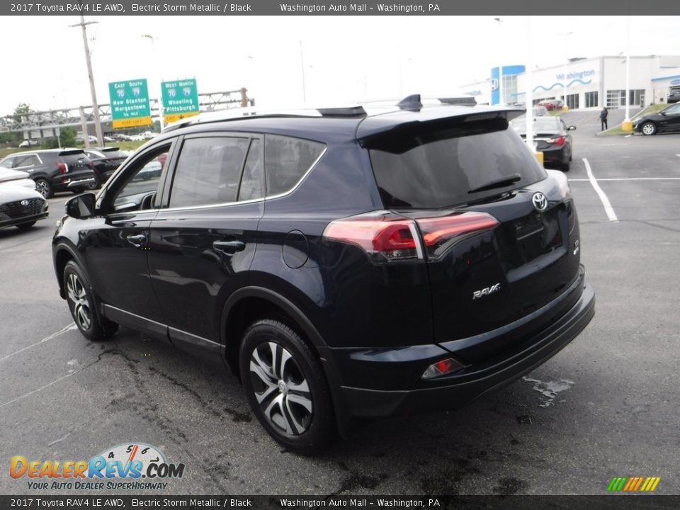 2017 Toyota RAV4 LE AWD Electric Storm Metallic / Black Photo #7