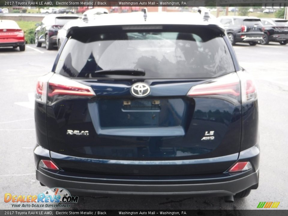 2017 Toyota RAV4 LE AWD Electric Storm Metallic / Black Photo #9
