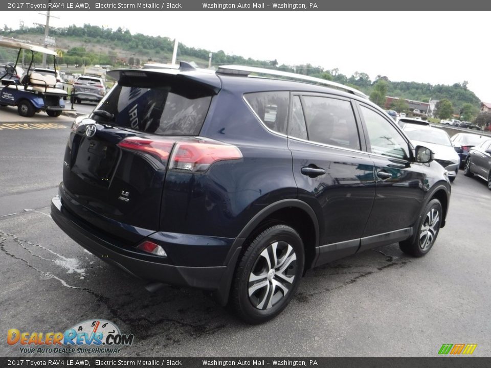 2017 Toyota RAV4 LE AWD Electric Storm Metallic / Black Photo #10