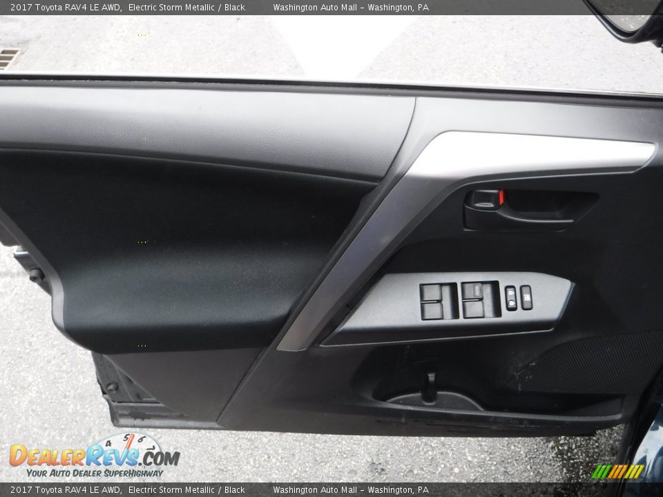 2017 Toyota RAV4 LE AWD Electric Storm Metallic / Black Photo #13