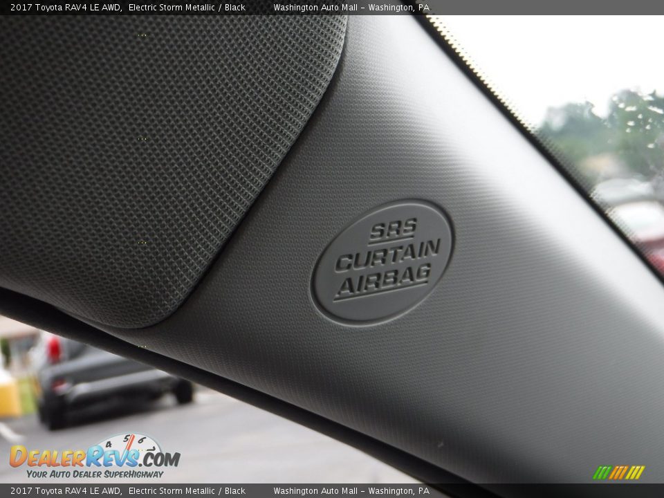 2017 Toyota RAV4 LE AWD Electric Storm Metallic / Black Photo #16