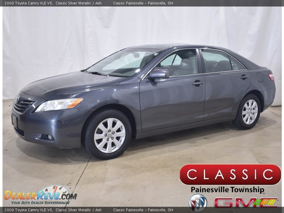 2009 Toyota Camry XLE V6 Classic Silver Metallic / Ash Photo #1