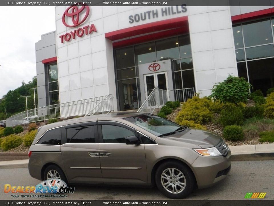 2013 Honda Odyssey EX-L Mocha Metallic / Truffle Photo #2