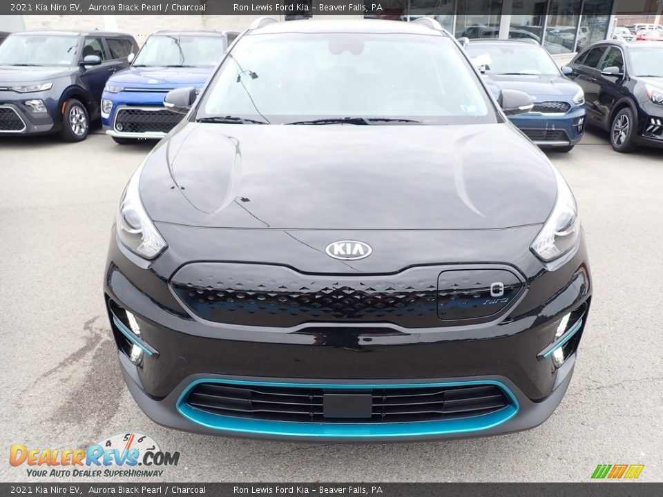 2021 Kia Niro EV Aurora Black Pearl / Charcoal Photo #4