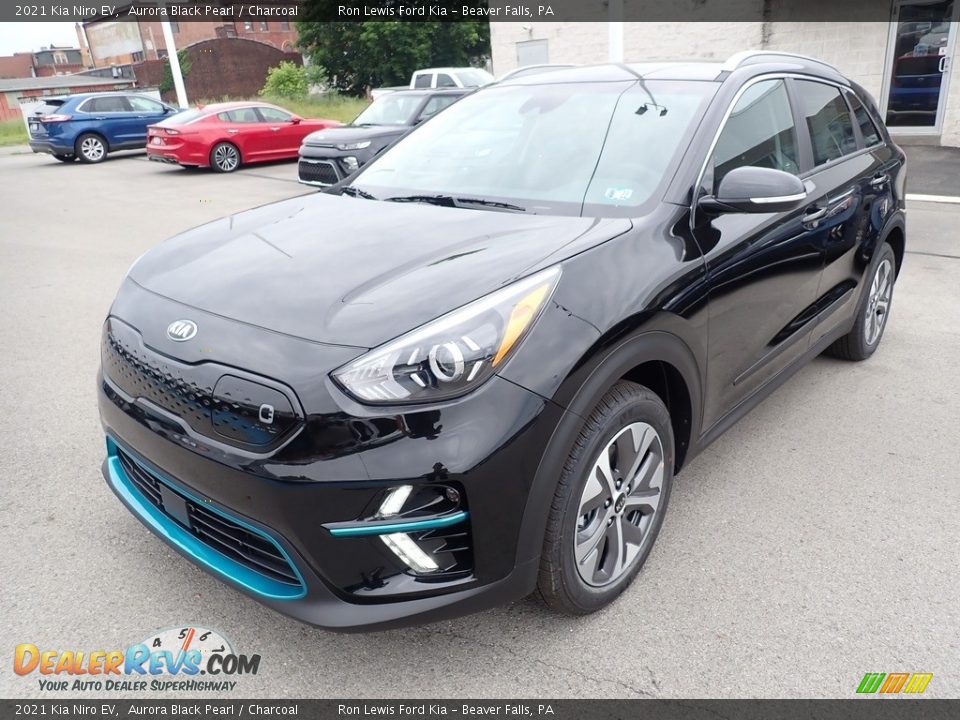 Aurora Black Pearl 2021 Kia Niro EV Photo #5