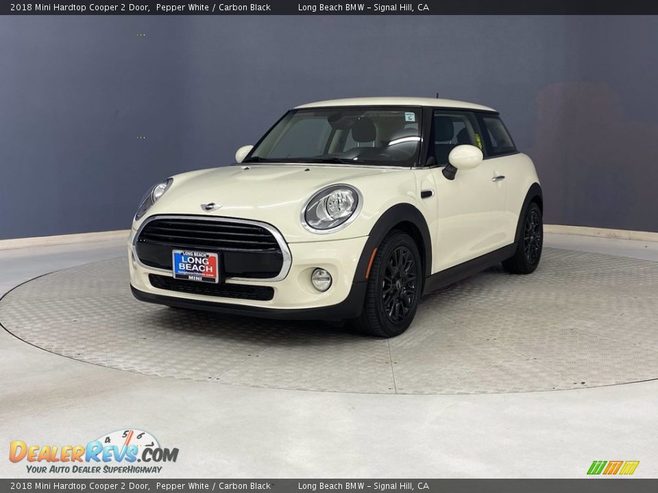 2018 Mini Hardtop Cooper 2 Door Pepper White / Carbon Black Photo #3