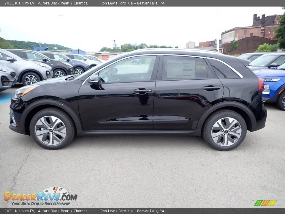 Aurora Black Pearl 2021 Kia Niro EV Photo #6