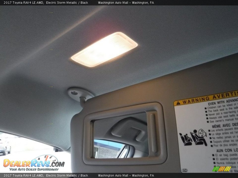 2017 Toyota RAV4 LE AWD Electric Storm Metallic / Black Photo #21