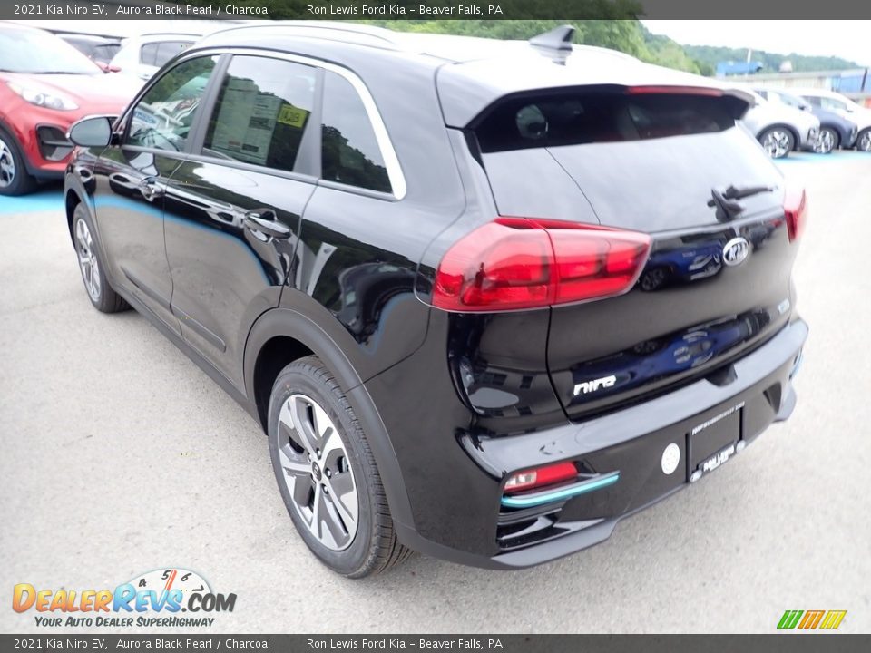 2021 Kia Niro EV Aurora Black Pearl / Charcoal Photo #7