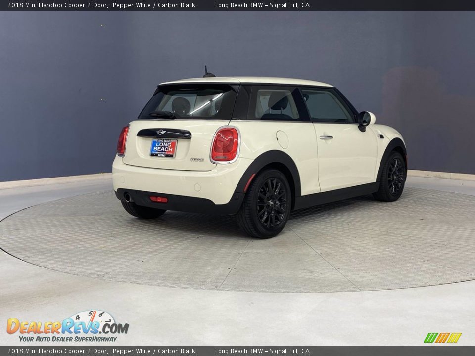 2018 Mini Hardtop Cooper 2 Door Pepper White / Carbon Black Photo #5