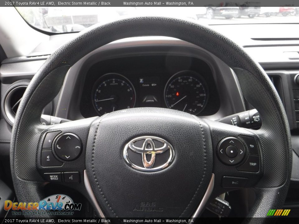 2017 Toyota RAV4 LE AWD Electric Storm Metallic / Black Photo #22