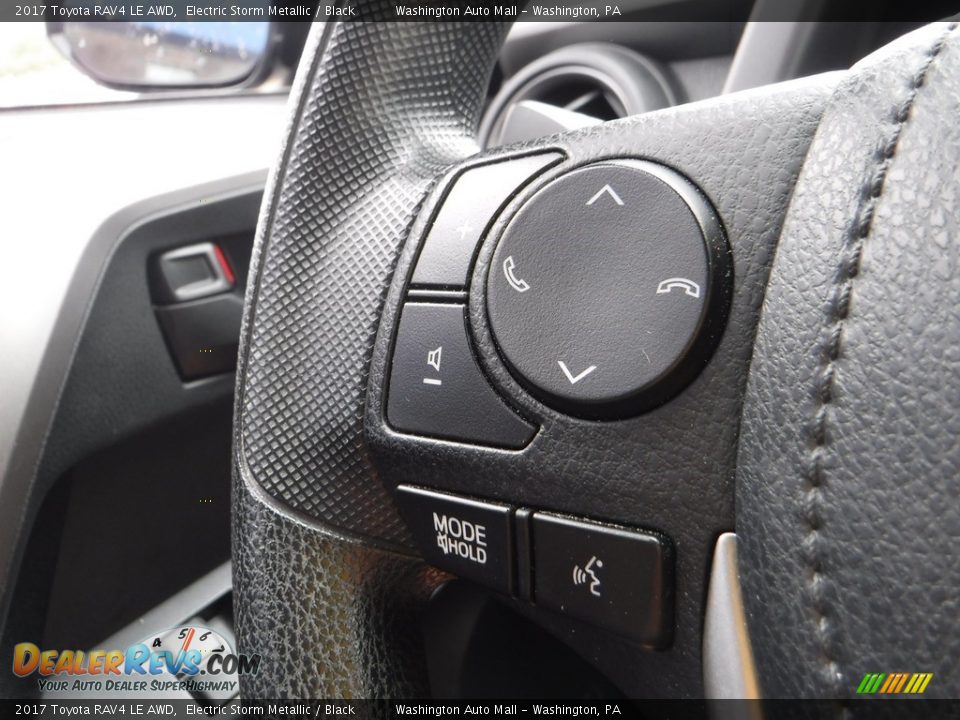 2017 Toyota RAV4 LE AWD Electric Storm Metallic / Black Photo #23