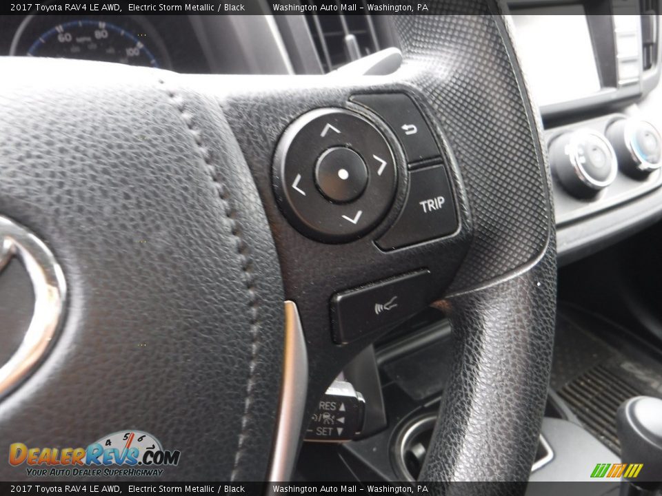 2017 Toyota RAV4 LE AWD Electric Storm Metallic / Black Photo #24