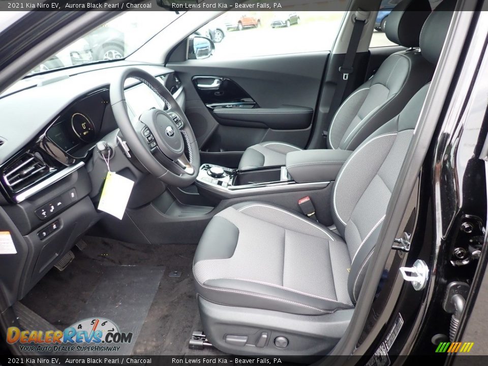 Charcoal Interior - 2021 Kia Niro EV Photo #12