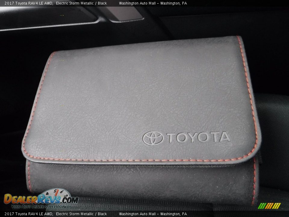 2017 Toyota RAV4 LE AWD Electric Storm Metallic / Black Photo #27
