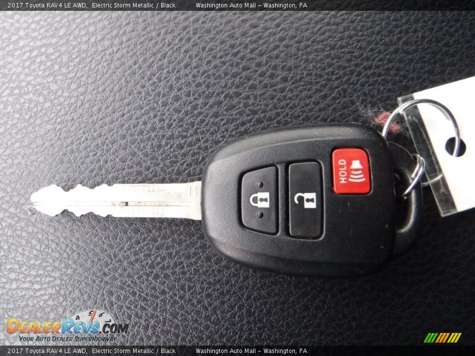 2017 Toyota RAV4 LE AWD Electric Storm Metallic / Black Photo #28