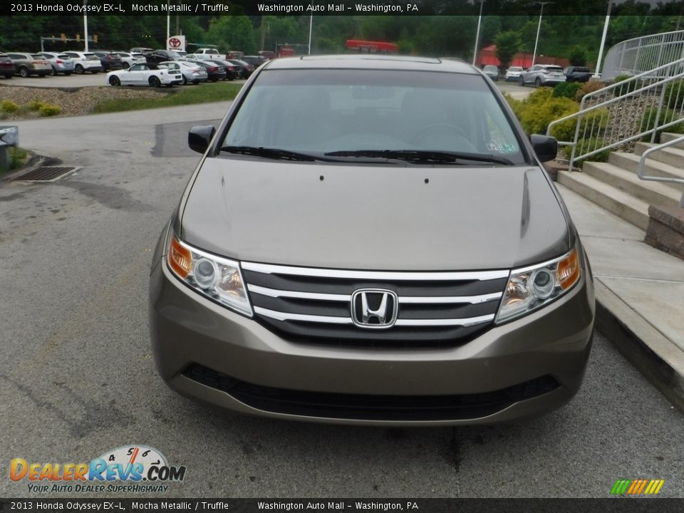 2013 Honda Odyssey EX-L Mocha Metallic / Truffle Photo #12