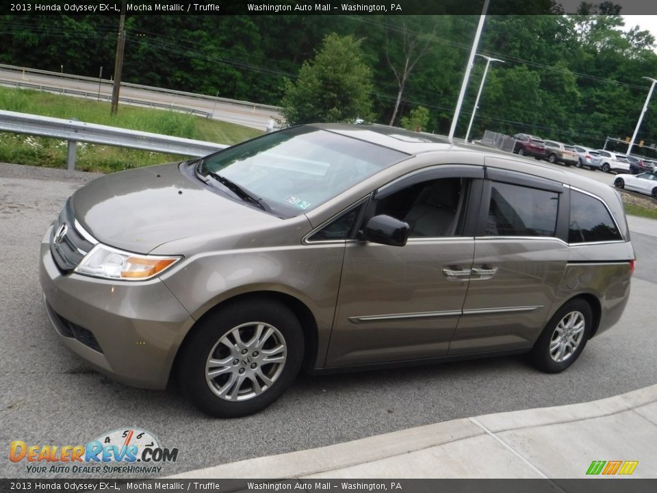 2013 Honda Odyssey EX-L Mocha Metallic / Truffle Photo #14
