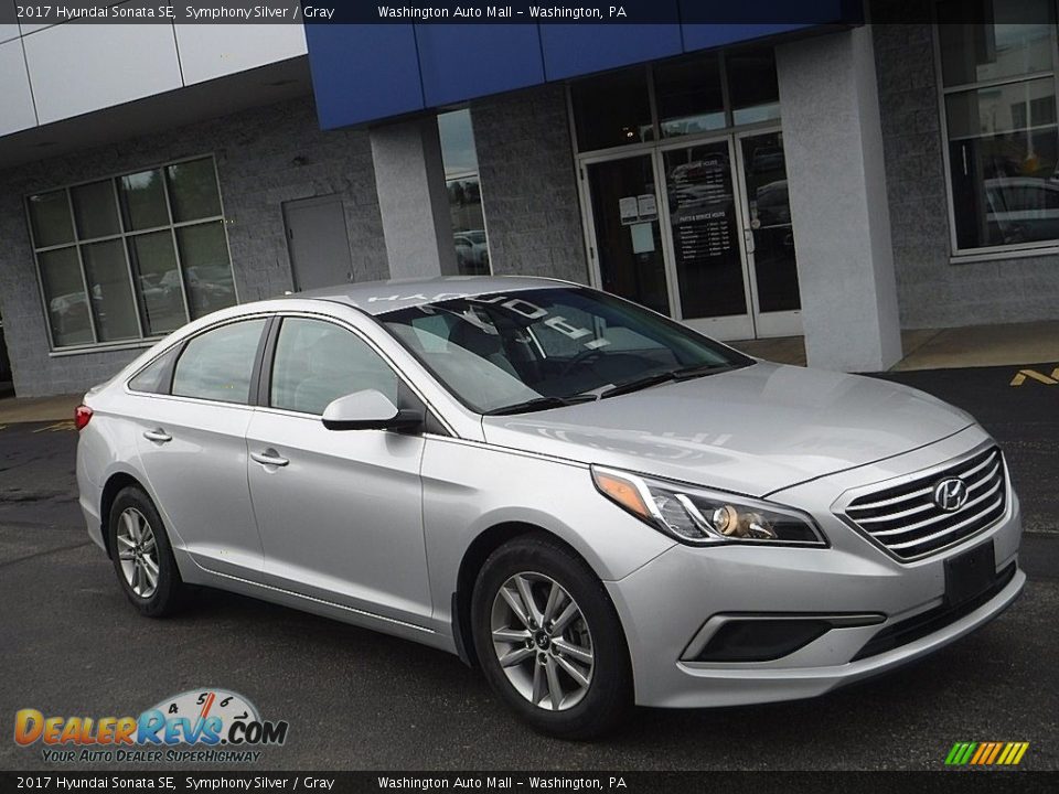 2017 Hyundai Sonata SE Symphony Silver / Gray Photo #1