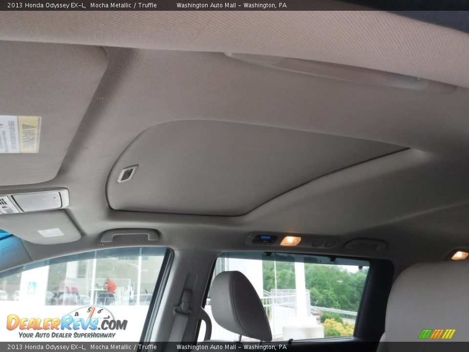 2013 Honda Odyssey EX-L Mocha Metallic / Truffle Photo #18