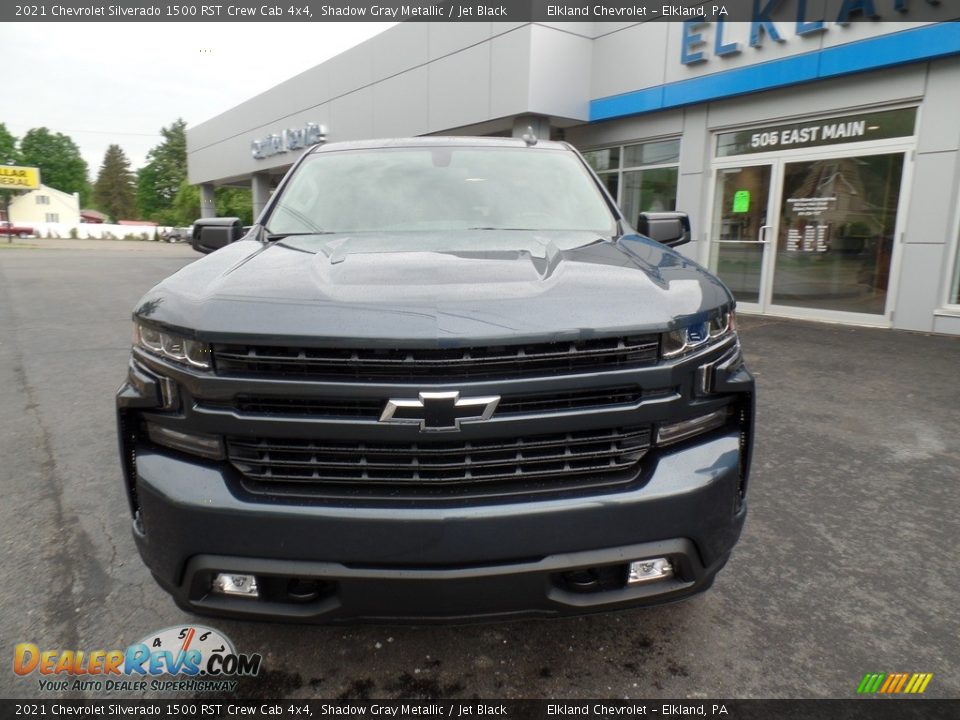 2021 Chevrolet Silverado 1500 RST Crew Cab 4x4 Shadow Gray Metallic / Jet Black Photo #3