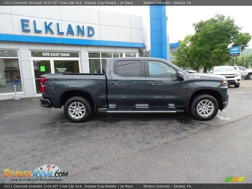 2021 Chevrolet Silverado 1500 RST Crew Cab 4x4 Shadow Gray Metallic / Jet Black Photo #6