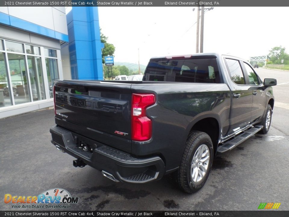 2021 Chevrolet Silverado 1500 RST Crew Cab 4x4 Shadow Gray Metallic / Jet Black Photo #7