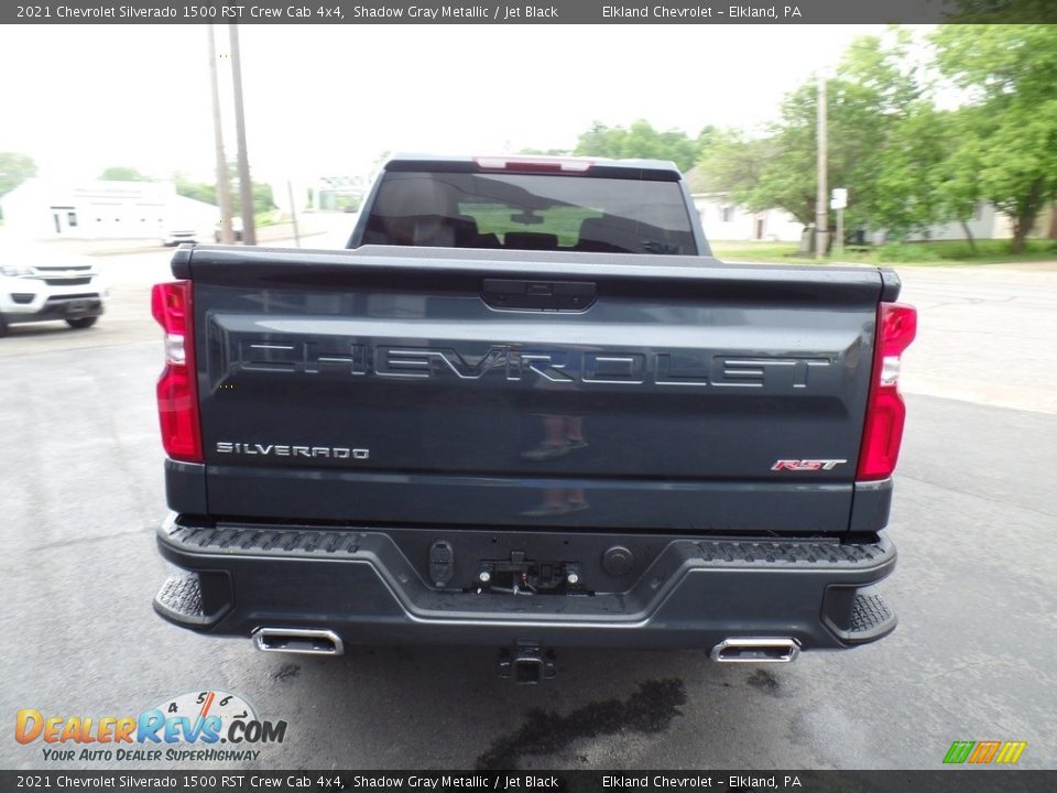 2021 Chevrolet Silverado 1500 RST Crew Cab 4x4 Shadow Gray Metallic / Jet Black Photo #8