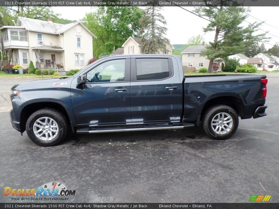 2021 Chevrolet Silverado 1500 RST Crew Cab 4x4 Shadow Gray Metallic / Jet Black Photo #10