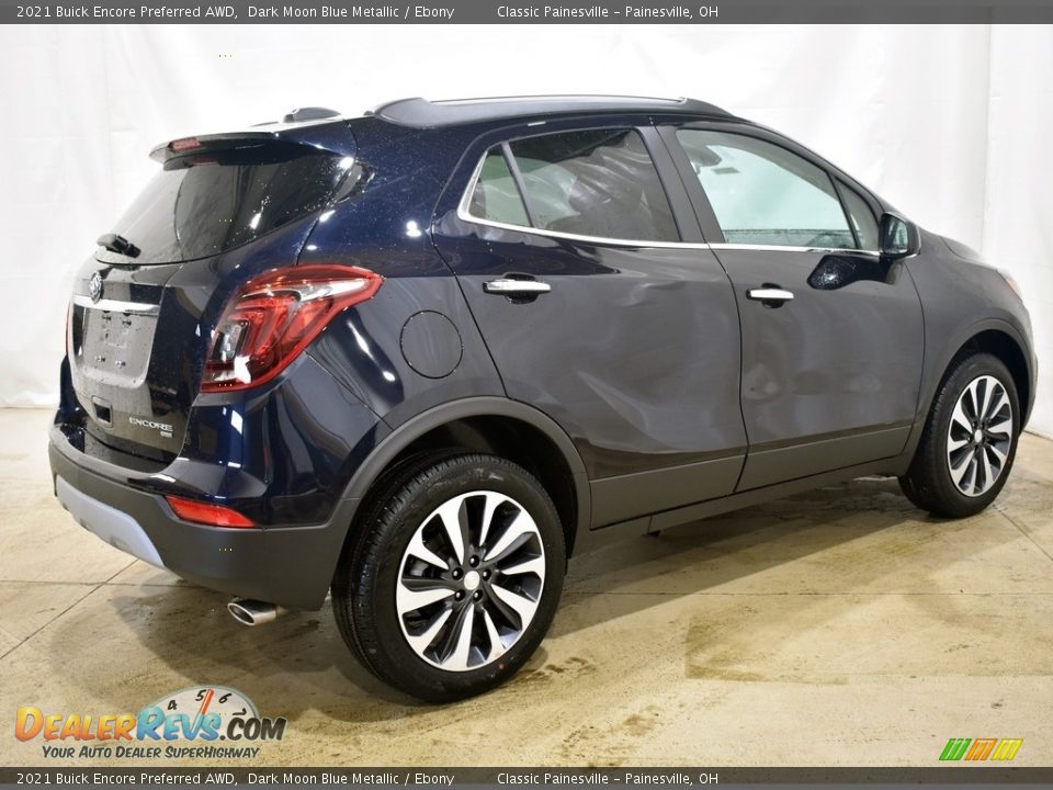 2021 Buick Encore Preferred AWD Dark Moon Blue Metallic / Ebony Photo #2