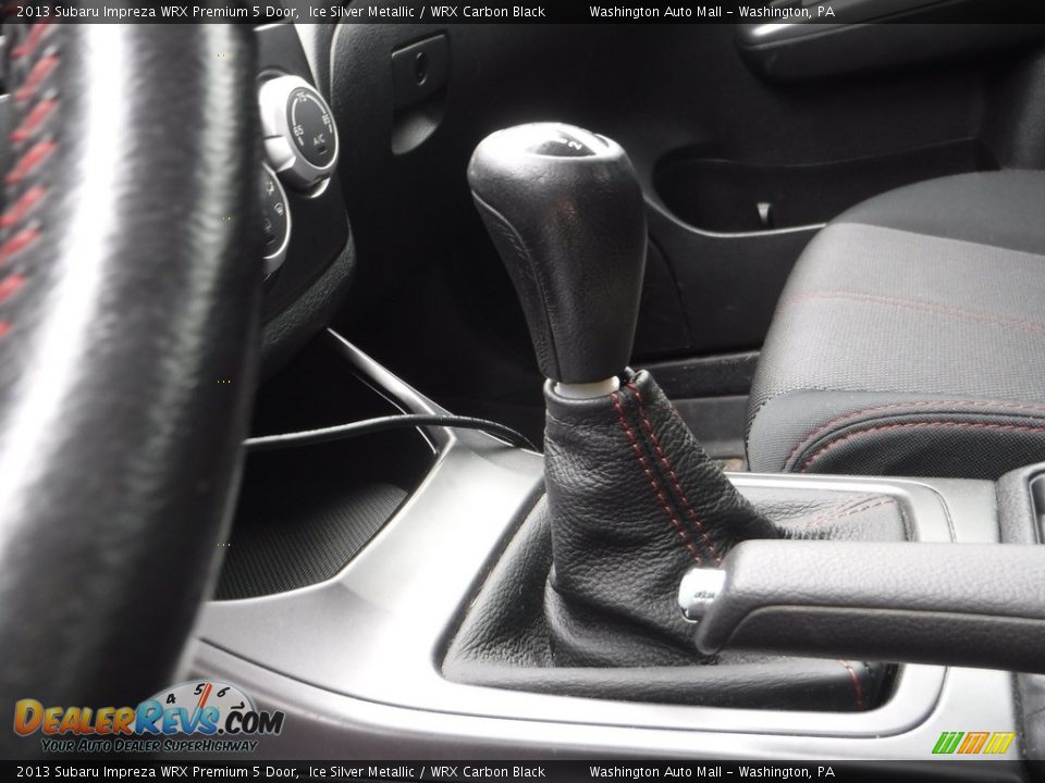 2013 Subaru Impreza WRX Premium 5 Door Ice Silver Metallic / WRX Carbon Black Photo #4