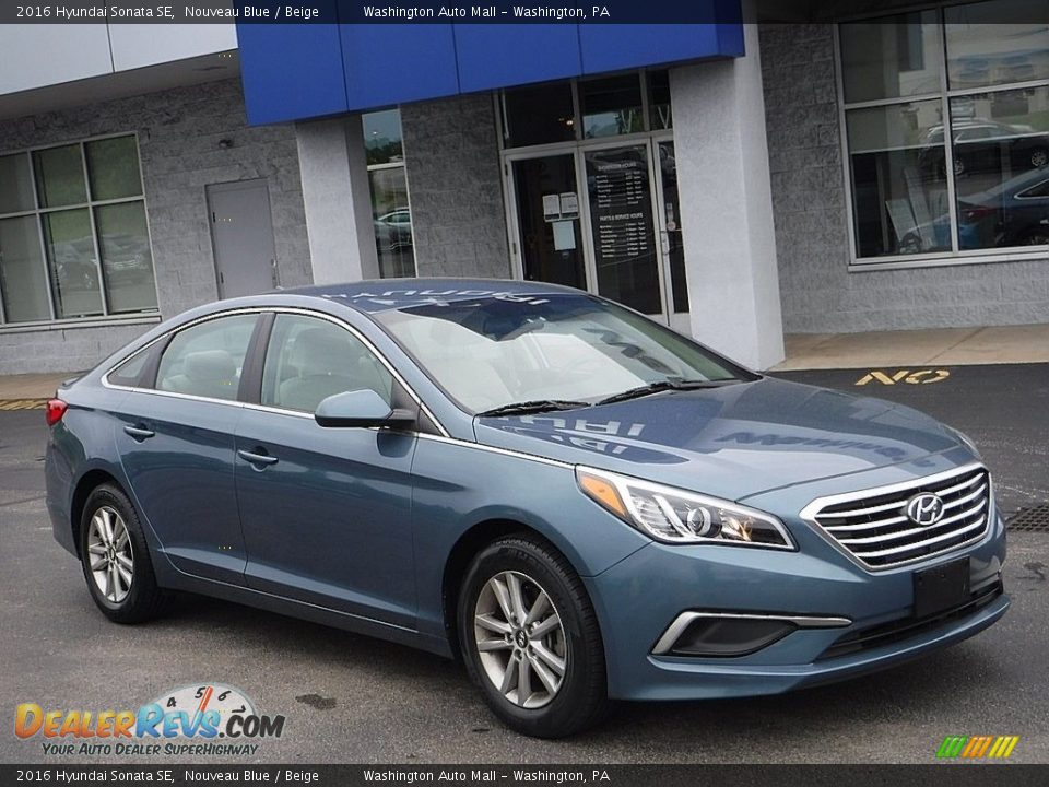 2016 Hyundai Sonata SE Nouveau Blue / Beige Photo #1